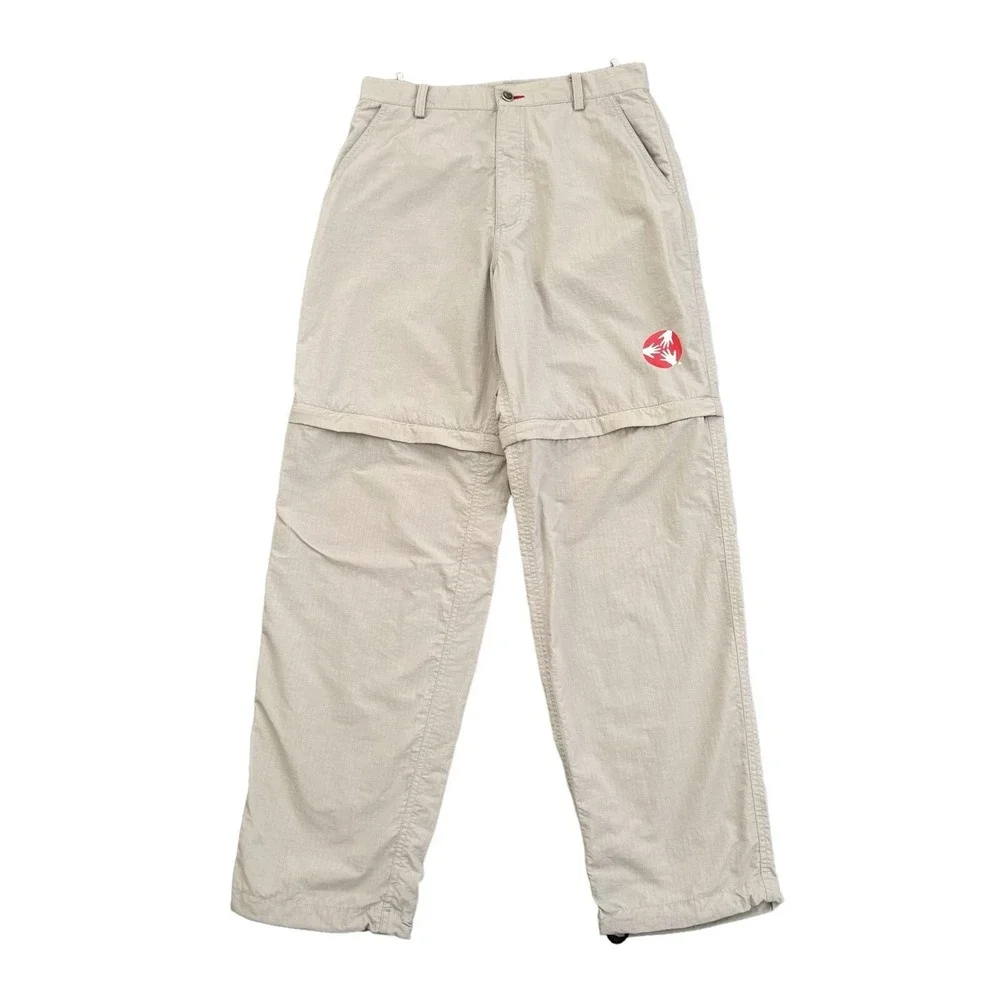The North Face Tan Convertible Short Zip Off Hiking Cargo Pants Nylon Men 30x30